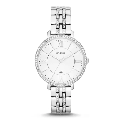 Afbeelding van Fossil dames Jacqueline horloge ES3545 in de kleur Zilver