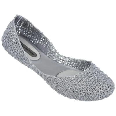 Afbeelding van Melissa Campana Papel Vii gesloten ballerina&#039;s voor dames, Zilver Glitter 50711