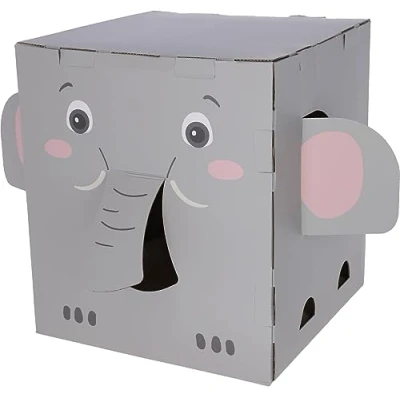 Afbeelding van Kerbl Pet Katzenkratzhaus Elefant 35x35x39cm