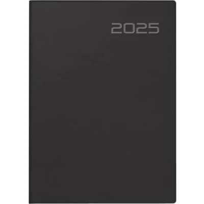 Afbeelding van rido/idé 7018503905 Taschenkalender model Technik S (2025) 2 zijden = 1 week A6 144 pagina&#039;s Balacron riem zwart