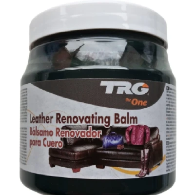 Afbeelding van TRG leer renovatie balsem voor zetels, handtassen, jassen, ... groen 300 ml