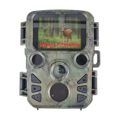 Afbeelding van Berger &amp; Schröter Mini Wildcamera 16 Mpix Black LED&#039;s, Low Glow LED&#039;s Timelapsevideo Camouflage