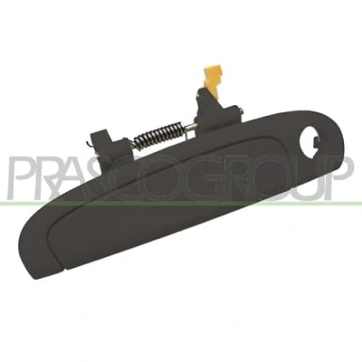 Afbeelding van PRASCO KI3208002 Deurgrepen Buiten, Links voor met sleutelgat Zwart KIA: Picanto I