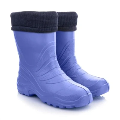 Afbeelding van LEMIGO EVA Kinder Regenlaarzen Rubberlaarzen Ultralicht Gevoerd TERMIX (28, Blauw 653C, numeric_28)