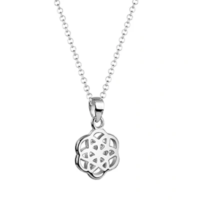 Afbeelding van Nenalina Dames Halsketting Lebensblume Floral Ornament 925 Sterling Silber