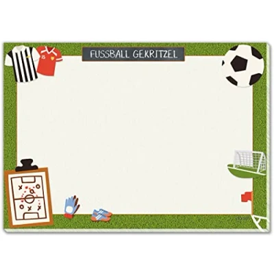 Afbeelding van blaash® bureauonderlegger van papier DIN A3 voor kinderen, 25 vellen, met veel ruimte notities,
