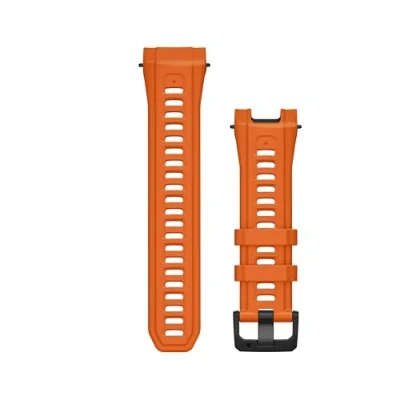 Afbeelding van Garmin Instinct 3 reservearmband voor smartwatch, donkeroranje, 50 mm, amberoranje, één maat, modern, Amber oranje, Modern