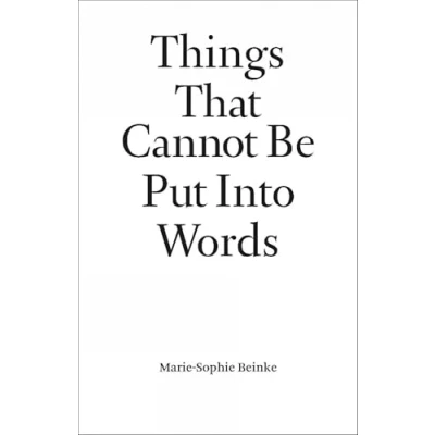 Afbeelding van Things That Cannot Be Put Into Words