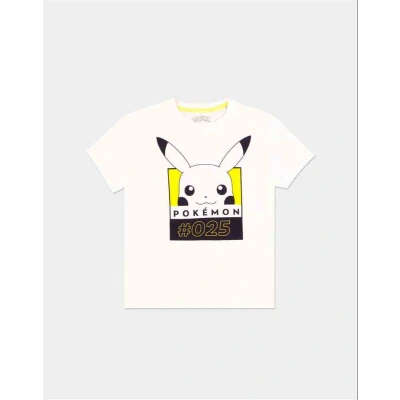 Afbeelding van Pokémon #025 Dames T shirt M Wit