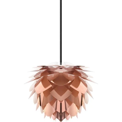Afbeelding van Umage Silvia Mini hanglamp copper met koordset zwart Ø 32 cm