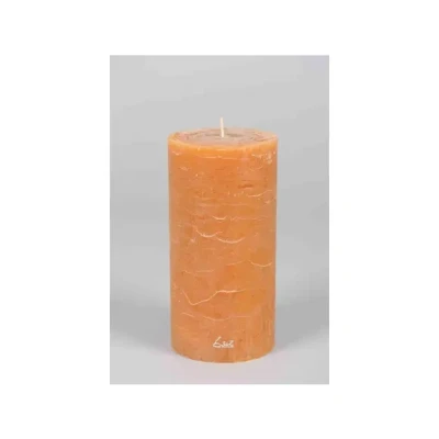 Afbeelding van Luz Your Senses Rustic Cilinderkaars 10x20cm Amber