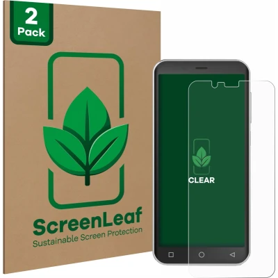 Afbeelding van ScreenLeaf Screenprotector voor Emporia Smart 4 Duurzame schermbescherming Folie Beschermfolie transparant (2 Stuks)