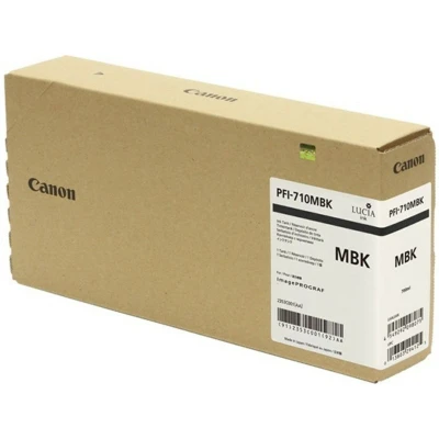 Afbeelding van Canon PFI 710MBK Inktcartridge Mat zwart