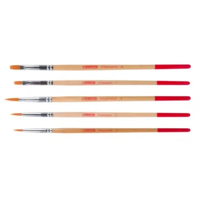 Afbeelding van Talens Art Creation aquarelpenselen polyester assorti, set van 5 penselen penseel