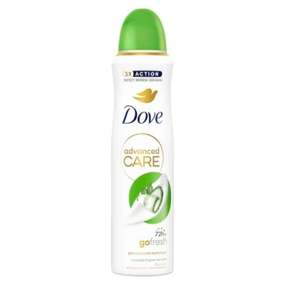 Afbeelding van Dove Advanced Care Go Fresh Anti Transpirant Deodorant Spray Cucumber &amp; Green Tea verbeterde formule met Pro Ceramide technologie 6 x 150 ml