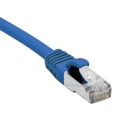 Image de Cordon RJ45 catégorie 6 F/UTP LSOH snagless bleu 0,5 m