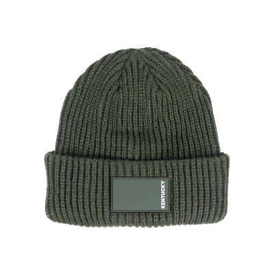 Image de Kentucky Bonnet Rubber Logo Vert Foncé One Size