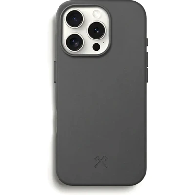 Afbeelding van Woodcessories Hoesje Geschikt voor iPhone 16 Pro Bio Case MagSafe zwart
