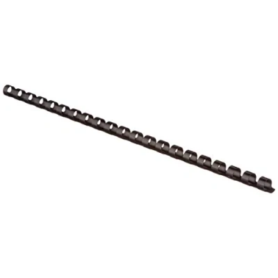Afbeelding van Leitz Esselte 35042 100 stuks A4 kunststof spiraalbinding, 10 mm, voor 65 pagina&#039;s, zwart