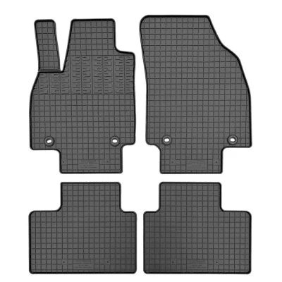 Afbeelding van CIKCar Set rubberen matten, compatibel met MG ZS II Hybrid+ 2024 (4 delig + bevestigingspunten)