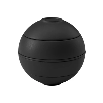 Afbeelding van Villeroy &amp; Boch Iconic La Petite Boule Serviesset 5 delig Zwart