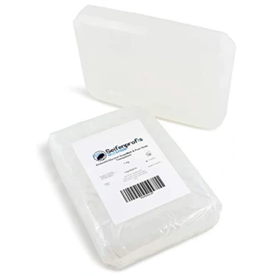 Afbeelding van Glycerine Ruwe Zeepbasis Transparant/Wit Zonder Natriumlaurylsulfaat (SLS)