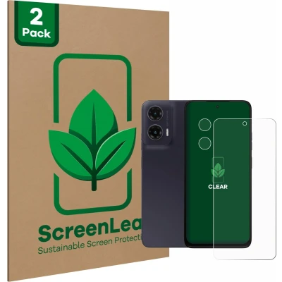 Afbeelding van ScreenLeaf Screenprotector voor Motorola Moto G35 (Voor+Camera) Duurzame schermbescherming Folie Beschermfolie transparant (2 Stuks)