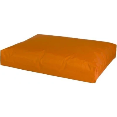 Afbeelding van Losse hoes hondenkussen nylon oranje 75x55x10 cm