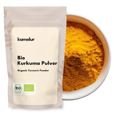 Afbeelding van 1 kg gemalen biologische kurkuma, kurkuma van gecontroleerde teelt zonder toevoegingen