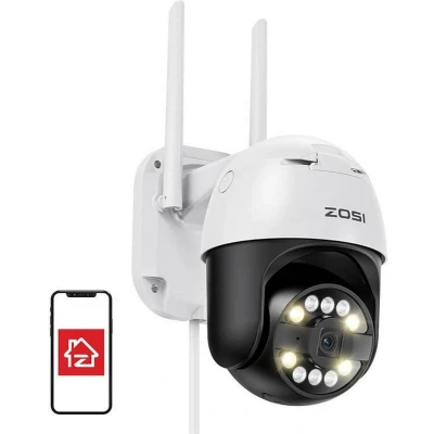 Afbeelding van ZOSI C296 8MP+32GB Card Bewakingscamera buiten