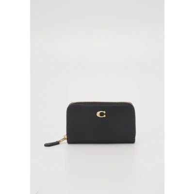 Afbeelding van Coach Essential Small ZIP Around CARD CASE Portemonnee, Dames, Maat: One Size, Black
