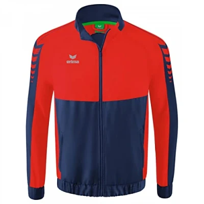 Afbeelding van Six Wings presentatiejack new navy/rood / 164
