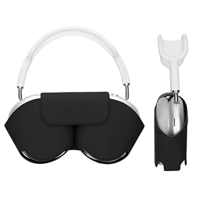 Afbeelding van kwmobile cover voor over ear koptelefoon geschikt Apple Airpods Max Van polyester In zwart