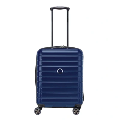 Afbeelding van DELSEY PARIS Shadow 5.0 4DR Cabin Trolley Slim Line 55 Marine Blue Donkerblauw