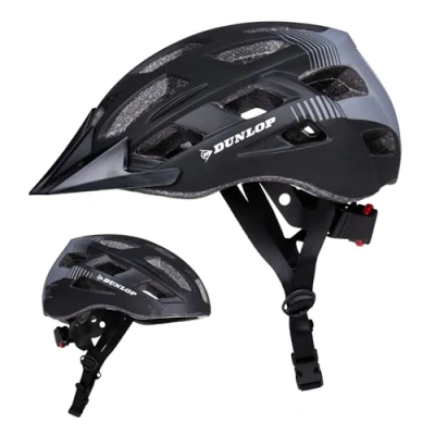 Afbeelding van Dunlop Fietshelm Met Ledverlichting (maat M Of L) ActievandeDag.be Dagelijks De Beste Deals Korting Tot Wel 80%