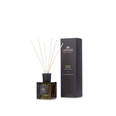 Afbeelding van Umami Exclusive Cosmetics Woody Lemons Home Fragrance Sticks Geurstokjes 250 ml
