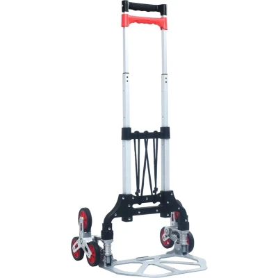 Afbeelding van Traptrolley inklapbaar 70 kg aluminium zilverkleurig