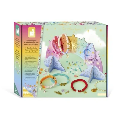 Image de Jeu créatif Janod 7 Bracelets pour la semaine à créer