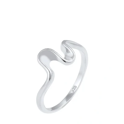 Afbeelding van Elli Wellen Ring silvercoloured, Dames, Maat: 54, Silver coloured