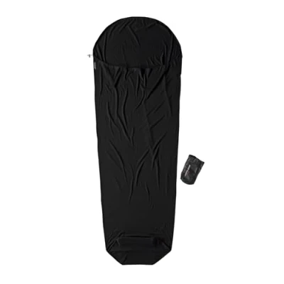 Afbeelding van Cocoon Mummymodel Lakenzak Zwart Merino Wol