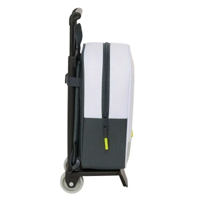 Afbeelding van Safta Real Madrid EQUIPACIÓN 25/26 Sac à dos de crèche avec chariot, idéal pour les enfants différents âges, confortable et polyvalent, qualité résistance, 22 x 10 27 cm, blanc, M