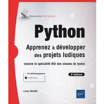Image de Python Apprenez à développer des projets ludiques (3e édition)
