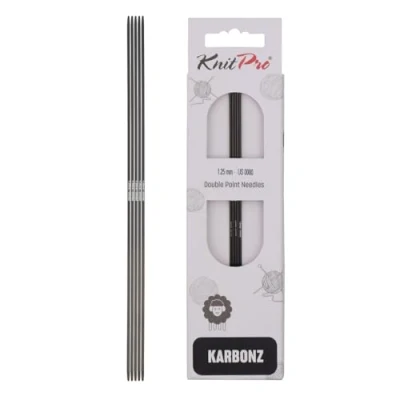 Afbeelding van KnitPro Karbonz sokkennaalden 20cm 5.00mm.