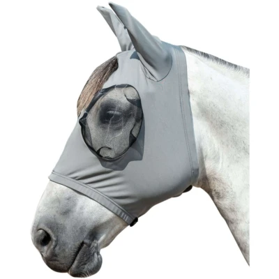 Afbeelding van HKM Vliegenmasker Elastic Moddergrijs