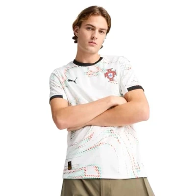 Afbeelding van Portugal 2025 uitshirt voor Heren, Zwart/Wit, Maat L PUMA