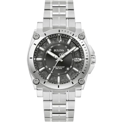 Afbeelding van Bulova Precisionist Icon 96B417 Horloge Staal Zilverkleurig Ø 40 mm