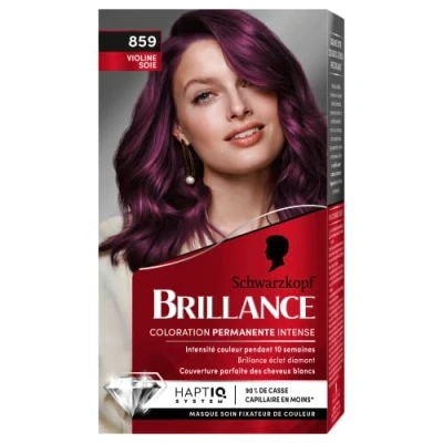 Image de Schwarzkopf Brillance, coloration permanente, violon soie 859