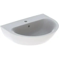 Afbeelding van Geberit Renova wastafel wit KeraTect (60 x 48 cm) 1 kraangat, met