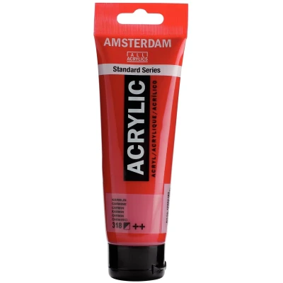 Afbeelding van Standard tube 120 ml Karmijn halfdekkende acrylverf