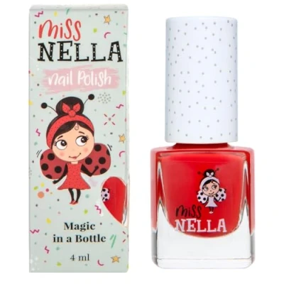 Afbeelding van Miss Nella CLASS CLOWN Speciale rode nagellak voor kinderen, peel off formule, op waterbasis en geurloos